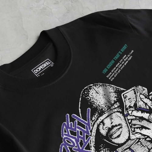 Image of DopeSkill Graphic Tee Streetwear Hip Hop Hypebeast Street Style Unisex T-Shirt Sneaker Colour Matching Shirts Cool Flexing