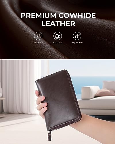 Nicpro Conjunto de lápis mecânicos de arte 29 peças em estojo de couro, lápis de metal 0,5, 0,7, 0,9