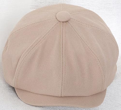 Kids-Boys-Cotton-Newsboy-Cap - Classic Flat Beret Cabbie Hat for Toddler Girls 4-9 Years Old3