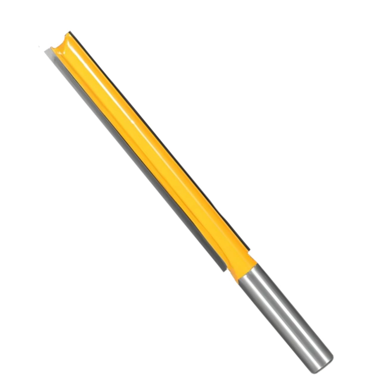 Fresa Reta para Tupia Extra Longa 76mm para Madeira, Haste 8mm, Aço Carbono