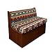 FANCOSAN African Tribal RV Dinette Cushions Covers Brown Stretch Sofa Seat Slipcovers for RV Camper Car Couch Include 1 Backrest Cover & 1 Bench Cover RV Accessories