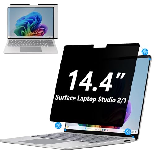 Protector de privacidad MEGOO para Surface Laptop Studio 2/1 de 14.4 pulgadas magnético
