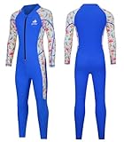 REALON Dive Skins Suit for Kids Girls Boys Toddler and Youth Scuba Diving Full Body Swimsuit 1mm Snorkel Rash Guard Water Sports Workout for Swimming Surfboard Surfing