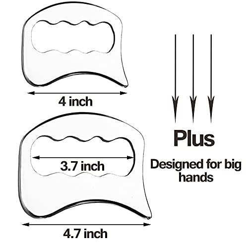 Image of FeelFree Sport Stainless Steel Gua Sha Tools-Massage Scraping Tool for Soft Tissue Mobilization,Physical Therapy for Back, Legs, Arms