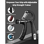 Grip Strength Tester Trainer Electronic Hand Dynamometer of 396lbs/180kg & Grip strengthener with Adjustable Resistance for Sports Home Gym with Digital Display Precision Training for Rehab Fitness - Image 5