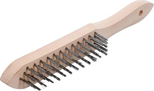 BGS 3073 | Handstielbürste | Stahldraht | 5-reihig | 300 mm