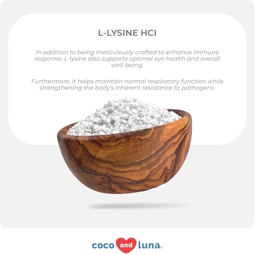 L-Lysine for Cats 900mg - Immune, Eye & Respiratory Support Powder | 900mg/scoop L-Lysine supports immune, eye & respiratory health. For cats with sneezing, runny nose, cold & herpes symptoms. - Image 5