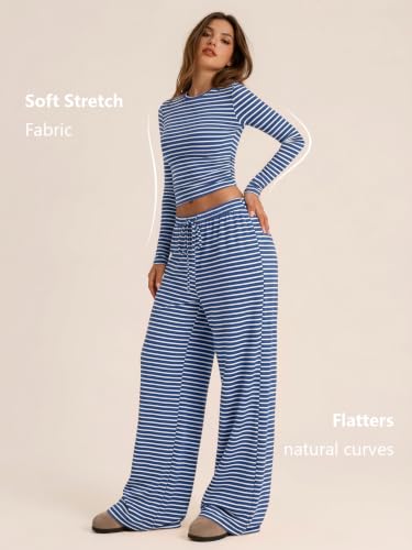 Image of Trendy Queen Women's 2 Piece 2026 Fall Fashion Lounge Set with Pockets