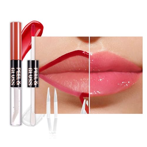 JUAAZIN Dewy Rose Lip Stain Peel Off Lip liner and