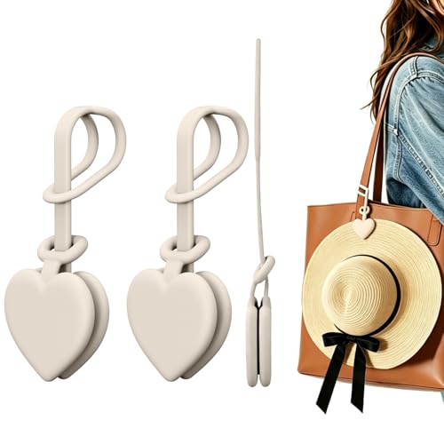 2 piezas clips magnéticos para sombrero para viaje miniatura 1