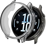FINON for Garmin Venu 4 45mm 用 ケース バンパーケース 軽量 簡易脱着 シンプル 簡易パッケージ (クリアブラック)
