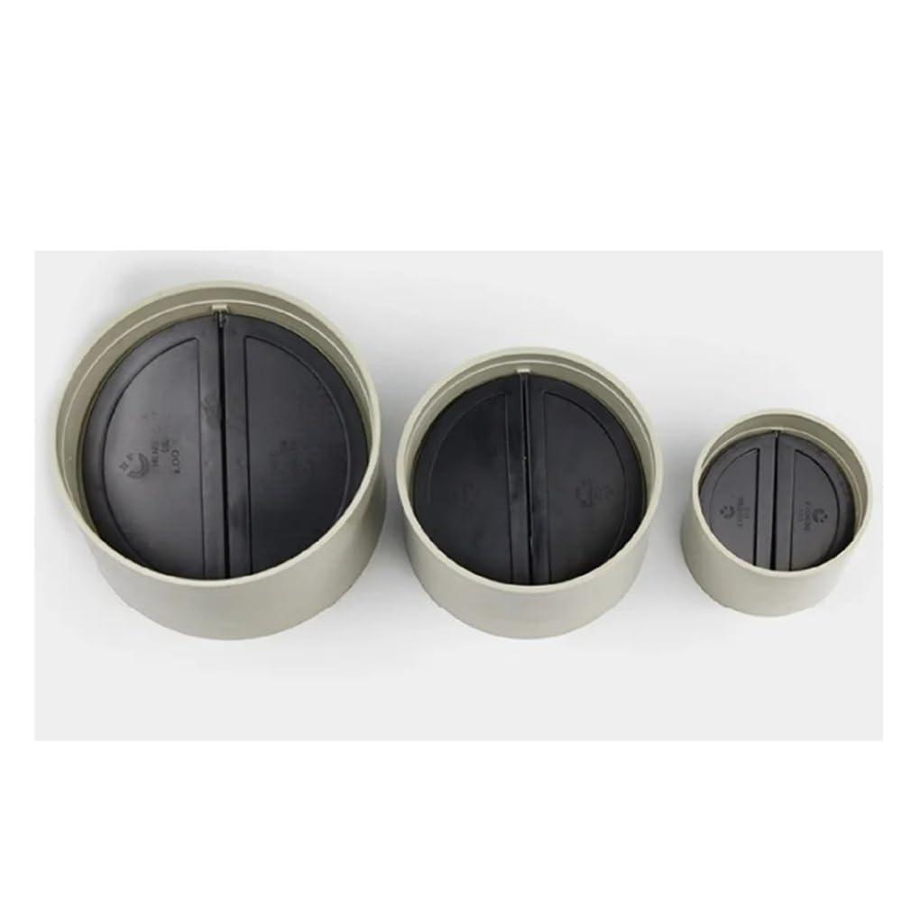 Válvulas Antirretorno Unidireccionales For Conductos De Ventilación, Válvula De Retención De Plástico De 110/160/200 Mm, Antiolor(ID-110mm)