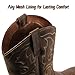 SUREWAY Cowboy Boots For Men - Mens Sport Wide Square Toe Western Boot,Oil/Slip Resistant,Durable Fashionable Classic Pull on 10 Inch Wellington Boots - Leather