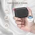 Teyomi for AirPods Pro 3 ケース、for Apple Airpods Pro 3用保護ケース、ハンドストラップ付き、レザータッチデザイン for Airpods Pro 3カバー、TPU素材、ワイヤレス充電対応、完全保護、強力な落下耐性、耐衝撃性、ユニセックス (ブラック) #3