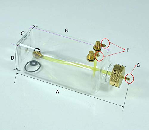 Rc Engine Gas Fuel Tank 500Ml, Zyhobby Rc Transparent Fuel Bottle/Model Airplane Gas Tank 145 X 64Mm- Shipped From Us Warehouse #TOP2