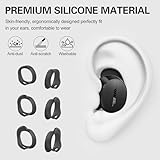 [3 Pairs] Ear Tips Covers for Bose New QuietComfort Earbuds (2024), Silicone Sport Ear Hook Cover Accessories for Bose New QC Earbuds, Anti-Slip Replacement Eartip Fit Kit (S,M,L) (Black) - Image 3