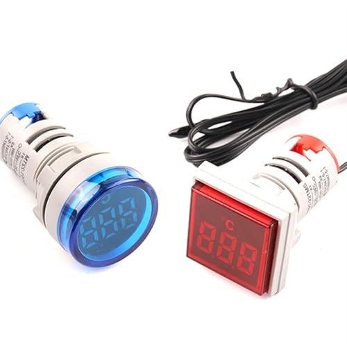 Thermomètre numérique LED TZ Square Green AC 50-500V