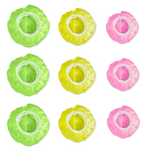 Cragmut 120 Piezas Fundas para Alimentos, Bolsas de Conservación con Banda Cubiertas de Almacenamiento Elásticas de Plástico Fundas Comida Reutilizable para Alimentos y Restos