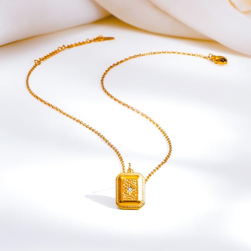 Image of Rubans Demi Fine Stainless Steel Pendant Chain Daily Gift for Women & Girls