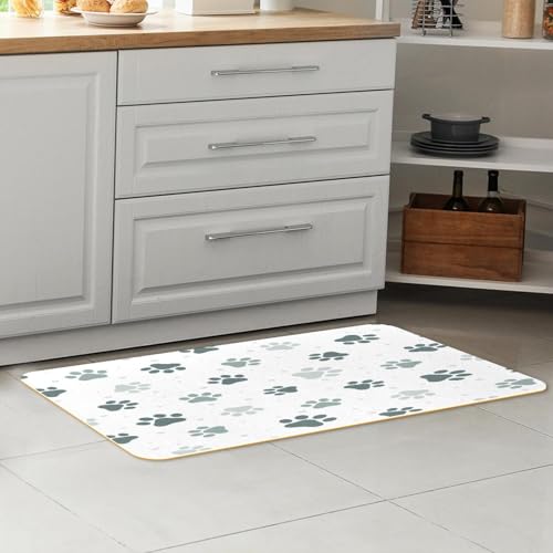 Alfombrillas de cocina antideslizantes para pasillo y cuarto de lavado 7