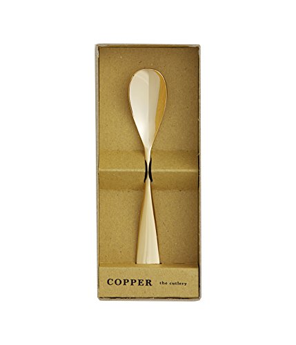 COPPER the cutlery カパーザカトラリー アイスクリームスプーン ゴールド ミラーギフトボックス プレゼント 手の熱で溶かしてすくう 熱伝導 純銅製 燕製 CI-1GDmi