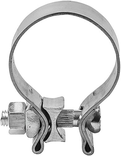 TOTALFLOW 2,2 polegadas TF-225SS 409 aço inoxidável único parafuso AccuSeal braçadeira silenciadora