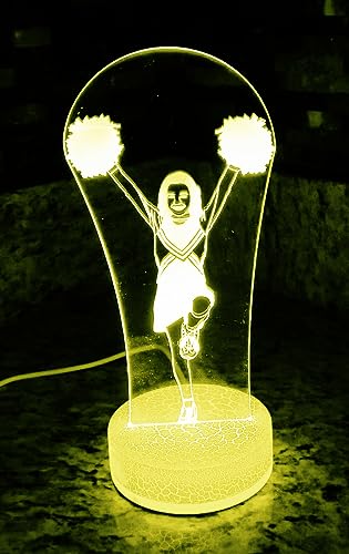 Lámpara de Mesa 3D Ilusión Iluminación Multicolor miniatura 4
