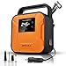JETHAX Air Compressor Tire Inflator, 12V Portable Air Pump for Car Tires, Tire Pump with LED Light, Long Cable and Auto Shut Off Compatible with Car, Bicycle, Motorcycle, Balls, Inflatable Pool...