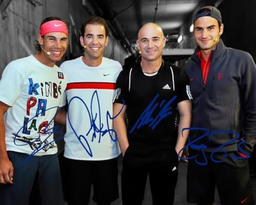 Ikonic Fotohaus Andre Agassi Pete Sampras Roger Federer Rafael Nadal