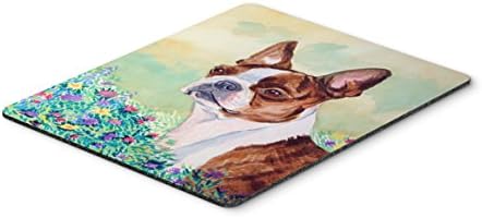 Caroline's Treasures 7222MP Red and White Boston Terrier Mouse Pad, Hot Pad or Trivet for Home Office Gaming Working Computers Laptop Mouse Mat,Washable Large Mousepad image 2