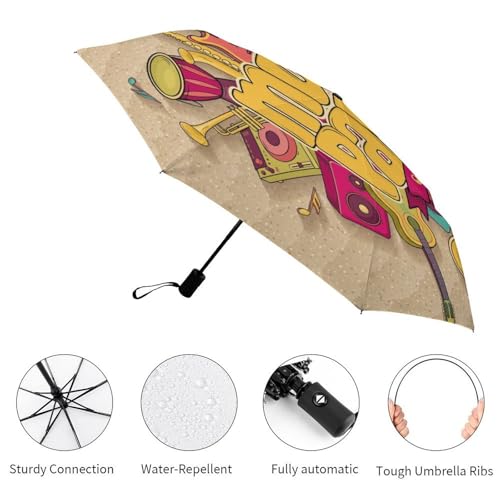 Parapluie pliant de qualité supérieure avec mécanisme automatique