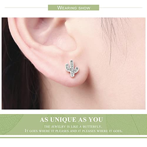 Boucles d'oreilles cactus légères pour éviter les douleurs aux lobes