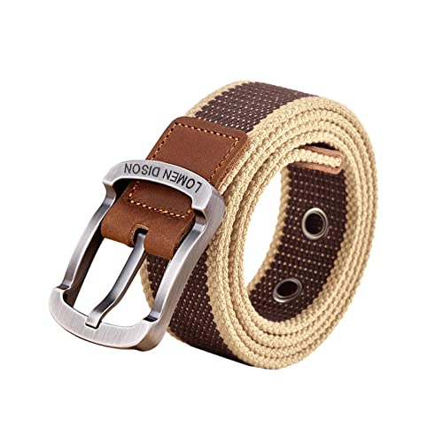 Canvas Belt Fashion Pin Buckle Training Belt Strap Jeans Accessories Travel Pants Youth