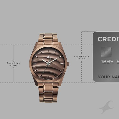 Image of Fastrack Gelato Quartz Analog with Metal Strap Watch for Guys