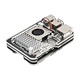 Radiateur actif officiel Raspberry Pi : en utilisant un dissipateur thermique en aluminium et un ventilateur PWM à vitesse réglable, il peut lire la température de la carte de développement pour contrôler et dissiper activement la chaleur, mieux protéger le Raspberry Pi 5 haute performance