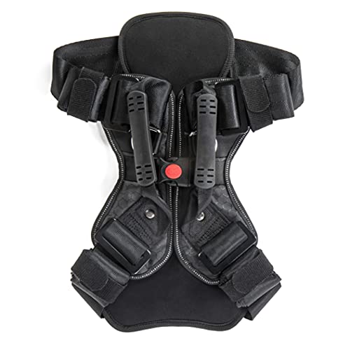 Sherpa Seatbelt Harness, Crash Tested Dog Harness, Adjustable, Multi-Purpose, Super Strong, Easy-To-Use, With No-Pull D Ring, Black, X-Large #TOP2