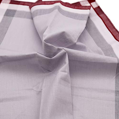 Fazzoletti Uomo 100% Cotone, 6 Pezzi Fazzoletto da...