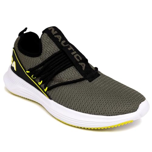 Image of Nautica Men's Sneakers Slip-On Bungee Comfortable Casual Fashion Walking Shoes