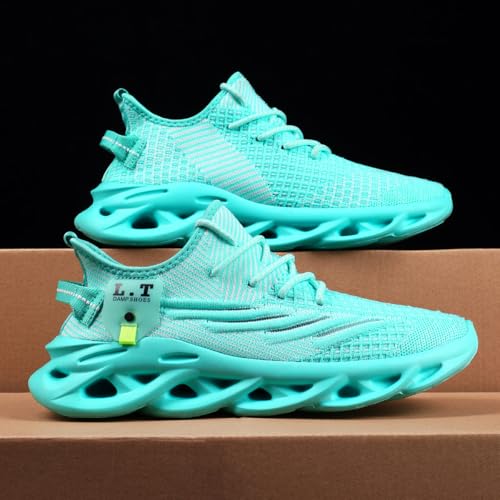Image of DLWKIPV Men Running Shoes Men's Tennis Shoes Lightweight Breathable Fashion Sneakers Non Slip Workout Gym Shoes for Running