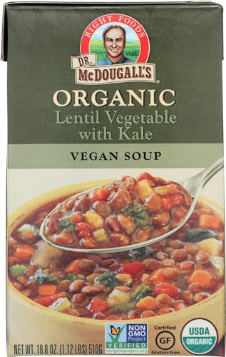 Dr. Mcdougall's Organic Lentil Vegetable Soup, 18 Ounce