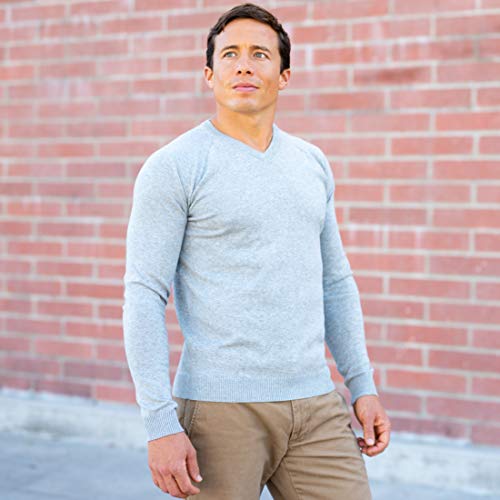 Comfortably Collared VNSW2CG-M Cc Perfect Slim Fit V Neck Sweaters thumb #4
