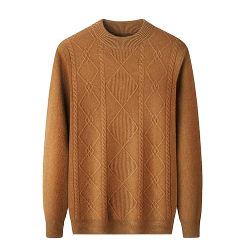 Men's Thickened Warm Base Layer Casual Sweater for Autumn and Winter