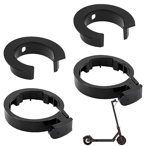 JSKWIKE 2 Pcs Scooter Sicherungsscheiben Scooter Ring Schnalle Scooter Front Round Locking Ring Außen Sicherungsring Electric Scooter Ring Buckle Teile für Xiaomi Mijia M365 Elektroroller Teile