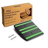 Pyle rampa de Caucho para bordillo, con Tiras Reflectantes