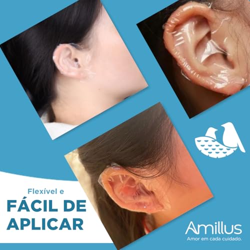 40 Protetores Ouvido Adulto Impermeável Touca Banho Natação