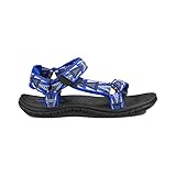 Teva Boy's Hurricane 3 Sandal, Mosaic Blue/Grey, 3 M US Little Kid