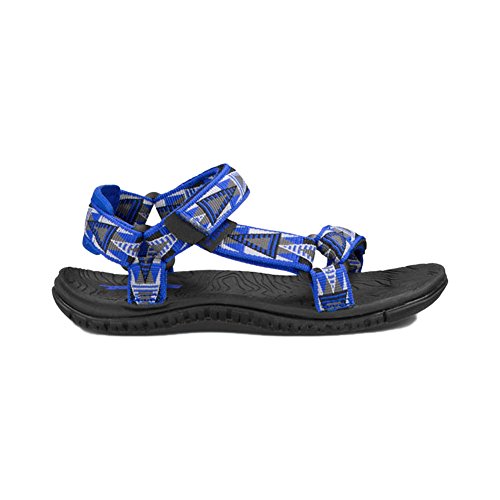 Teva Boy's Hurricane 3 Sandal, Mosaic Blue/Grey, 3 M US Little Kid
