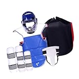 Fahoujs Boxstrustschutzkörperschutz Rüstung Taekwondo Kickbox Schild Oberkörper Bauchrippen Schutzpolster Set Set Set