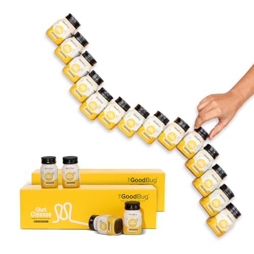 Image of The Good Bug Gut Cleanse - 28 Prebiotic Colon Detox Shots | Improves Probiotic Activity, Gut Health & Digestion | Tackles Bloating, Gas & Constipation
