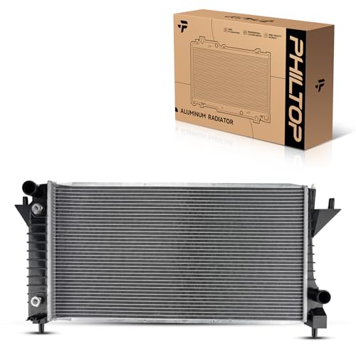 Image of PHILTOP Core Radiator Compatible with 1996-2007 Taurus, 1996-2005 Sable, 1998-2001 Escort 2.0L Transmission Oil Cooler Included